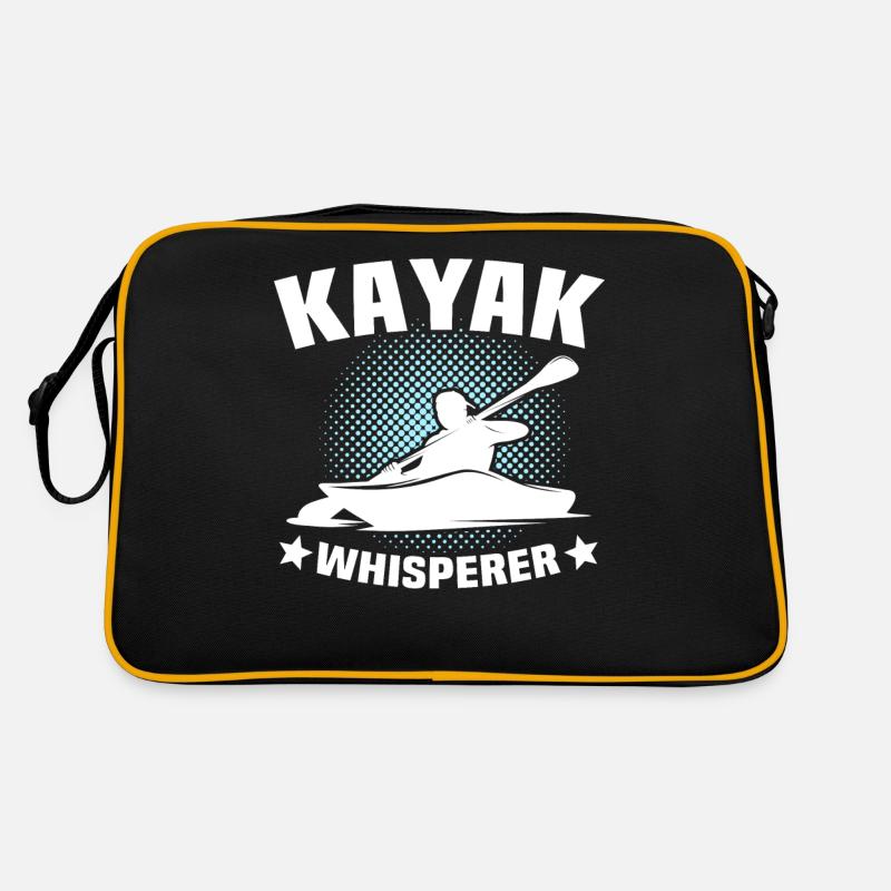 Kayak Whisperer Kayaking Retro Bag
