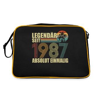 Millésime 1987 - Sac Retro - noir/or - Dos