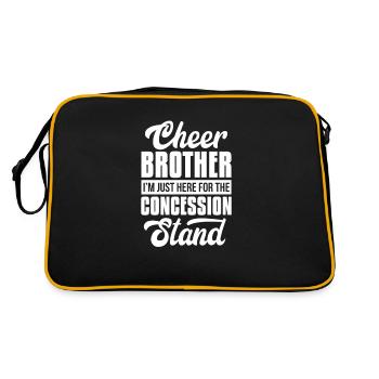 Cheerleader Brother - Retro Bag - black/gold - Back