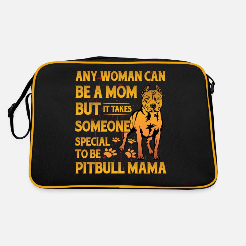 Pitbull Mom Retro Bag