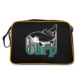 Carp Carp Vintage - Retro Bag - black/gold - Back