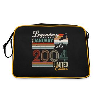 January 2004 born - Retro Bag - black/gold - Back