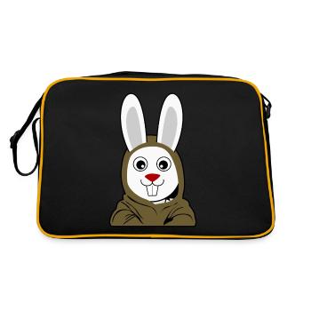 Rabbit Rabbit Rabbit Costume Rabbit Rabbit - Retro Bag - black/gold - Back