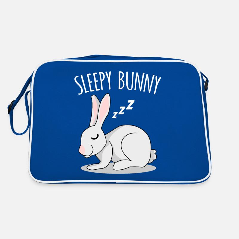 Rabbit Rabbit sleeping rabbit Retro Bag