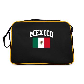 Cadeau de la nation mexicaine mexicaine - Sac Retro - noir/or - Dos