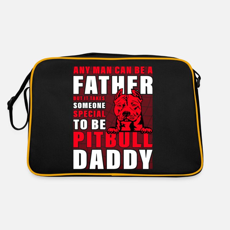 Pitbull Father Daddy Retro Tasche
