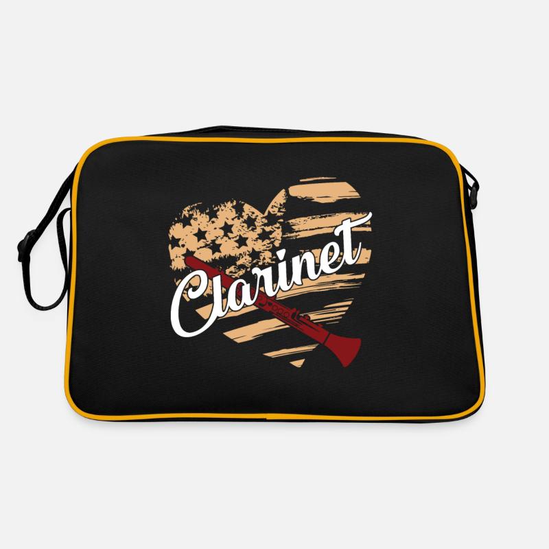 Clarinet Clarinet Flag Retro Bag