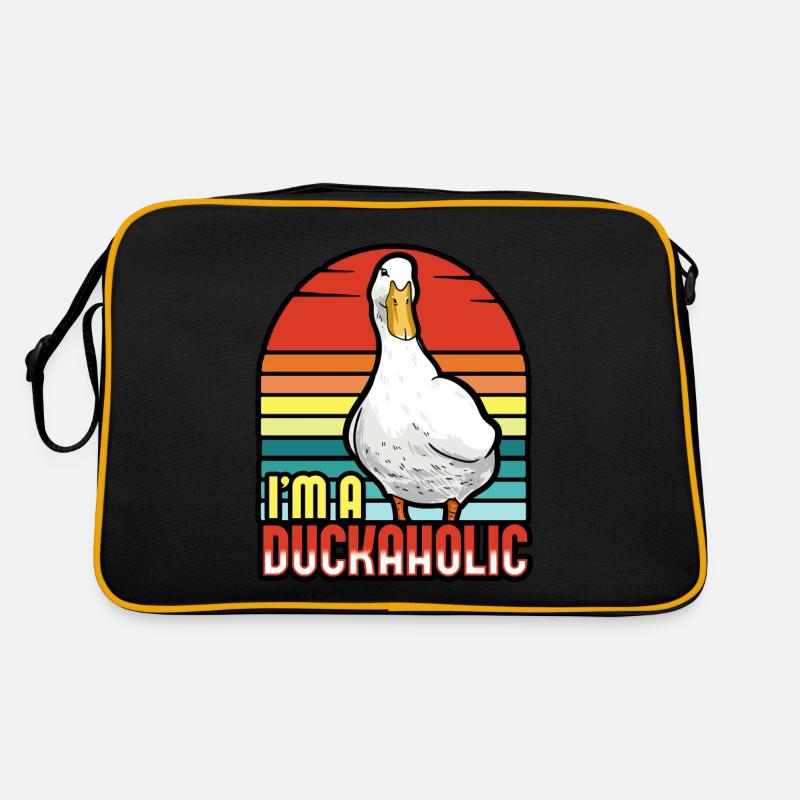 Ducks - I'm A Duckaholic Retro Bag