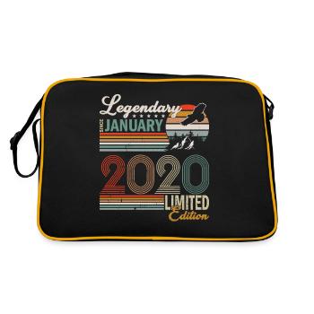 Légendaire Depuis Janvier 2020 - Sac Retro - noir/or - Dos
