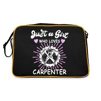 Carpenter, carpenter, carpenter, - Retro Bag - black/gold - Back