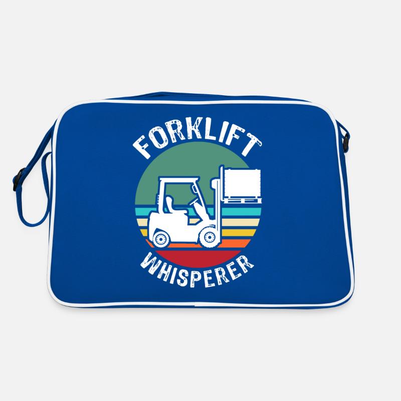 Stapler Flüsterer Staplerfahrer Retro Tasche