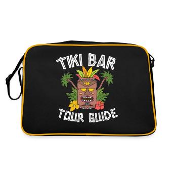 Tiki Bar Travel Guide Hawaiian Luau Party Tiki - Retro Bag - black/gold - Back