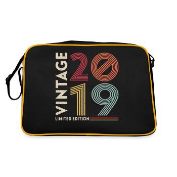 Vintage Légendaire depuis 2019 Anniversaire - Sac Retro - noir/or - Dos