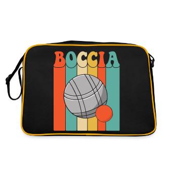 Boccia player clothing with boccia balls Boccia - Retro Bag - black/gold - Back