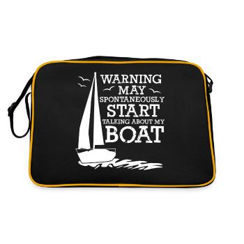 Voilier Voilier Voilier Voilier Club de voile - Sac Retro - noir/or - Dos
