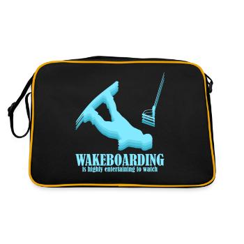 Wakeboarding Wakeboarder Wakeboard - Sac Retro - noir/or - Dos