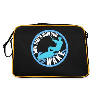 Wakeboard Dire Wakeboarder - Sac Retro - noir/or - Dos