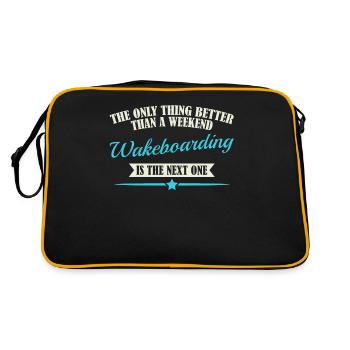 Wakeboard Wakeboards Wakeboarder - Retro Bag - black/gold - Back