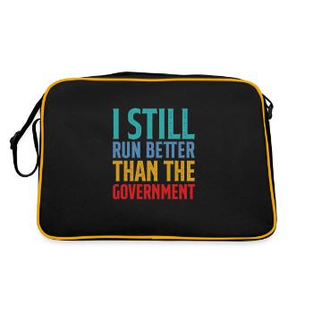 Amputation Amputation Prosthesis Gift - Retro Bag - black/gold - Back