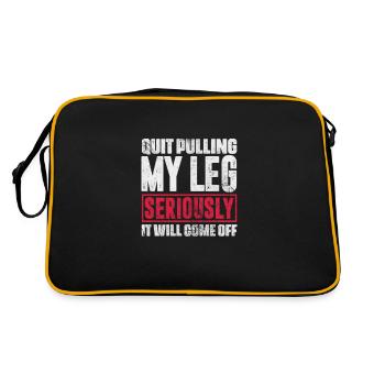 Amputation - Retro Bag - black/gold - Back