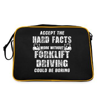 Forklift driver Forklift - Retro Bag - black/gold - Back