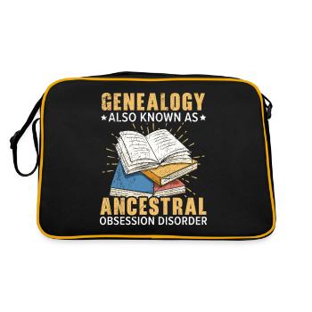 Genealogy known as ancestral possession disorder - Retro Bag - black/gold - Back