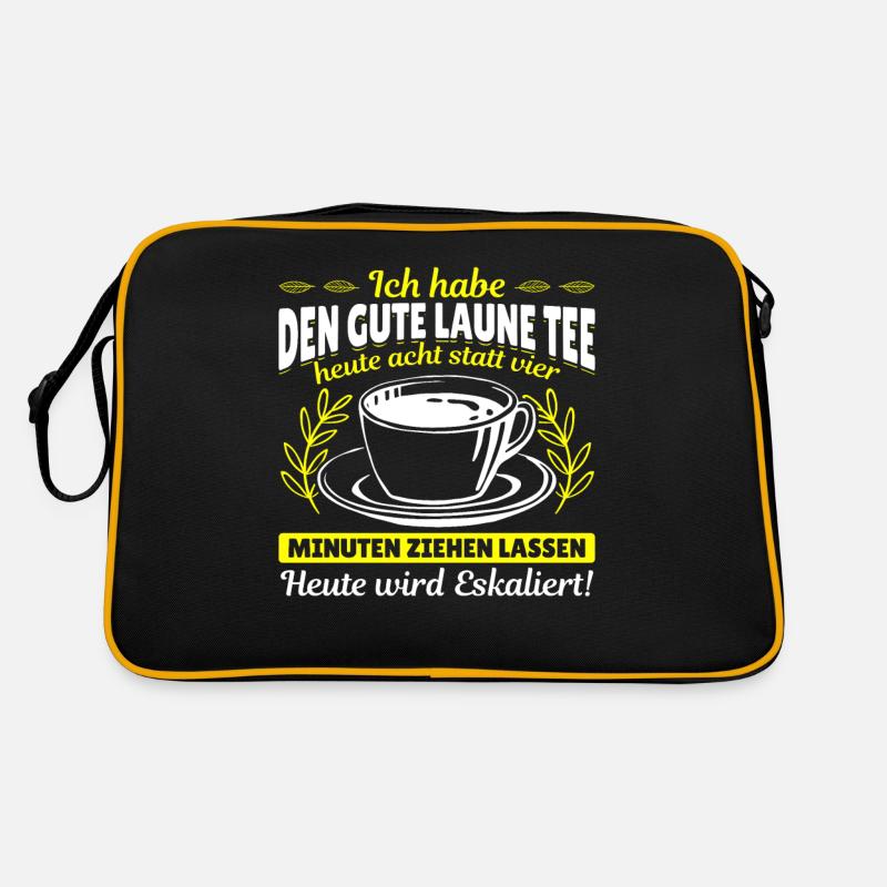 Gute Laune Tee Eskalation Lustiges gute laune Retro Tasche
