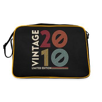 VINTAGE 2010 - Retro Bag - black/gold - Back
