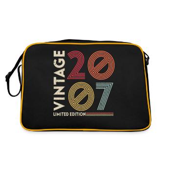 VINTAGE 2007 - Retro Bag - black/gold - Back