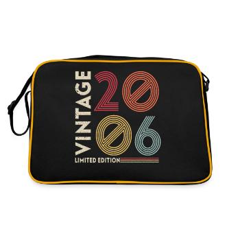 MILLÉSIME 2006 - Sac Retro - noir/or - Dos