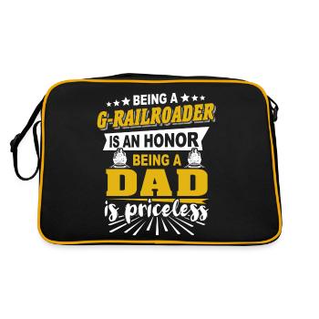 Garden railway gauge G Papa - Retro Bag - black/gold - Back