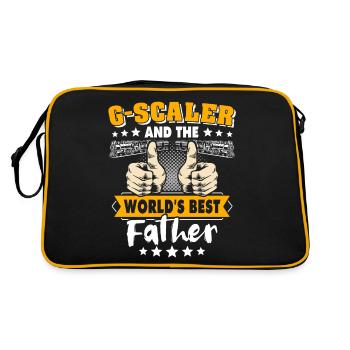 Garden railway gauge G Papa - Retro Bag - black/gold - Back