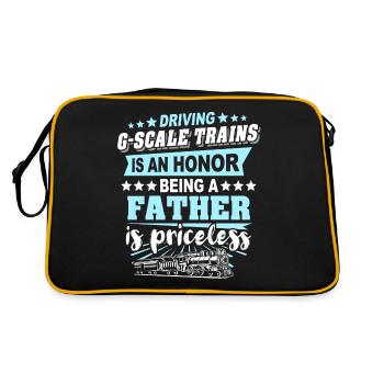 Garden railway gauge G Papa - Retro Bag - black/gold - Back
