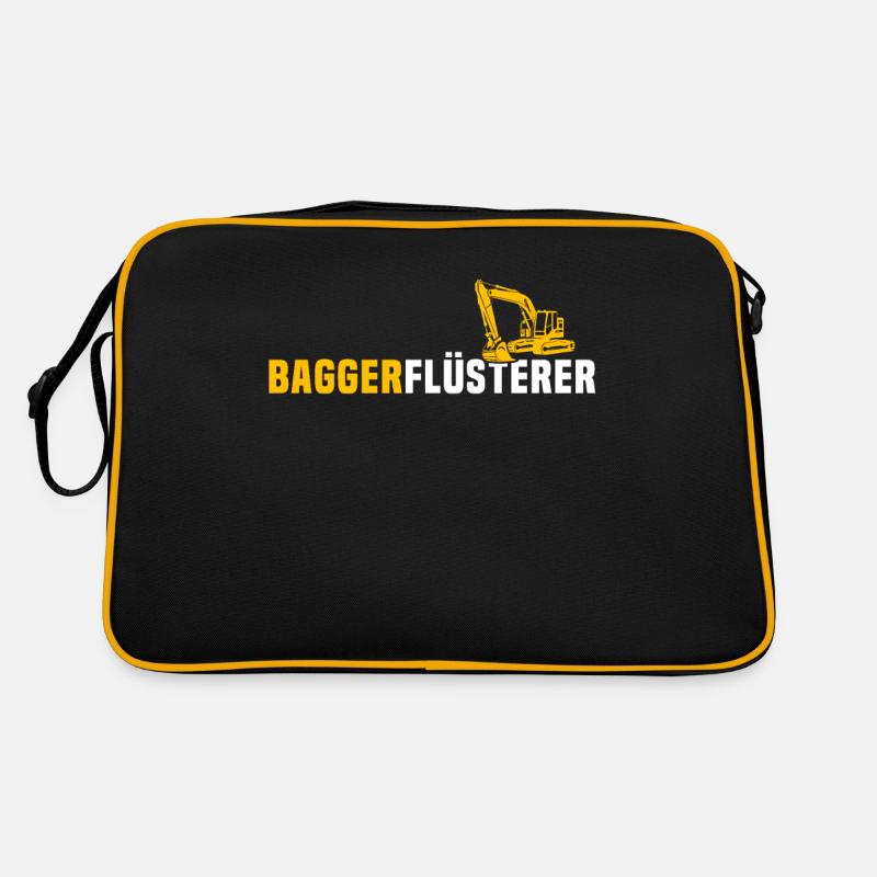 Baggerführer Baggerfahrer Retro Tasche