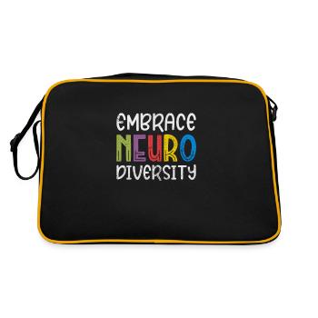 ADHD - Retro Bag - black/gold - Back