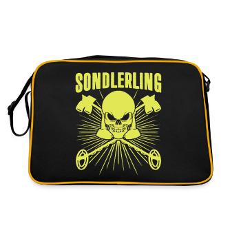 Probes Metal Detector Sondlerling - Retro Bag - black/gold - Back