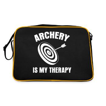 Tir à l’arc 3D Tir à l’arc cible - Sac Retro - noir/or - Dos
