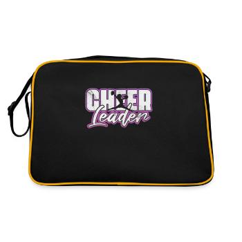 Cheerleader Cheerleading Sport Gymnastics Gift - Sac Retro - noir/or - Dos