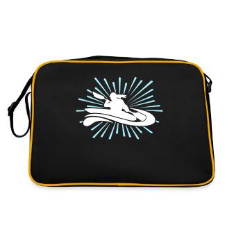 Kayaking Kayak - Retro Tasche - Schwarz/Gold - Hinten