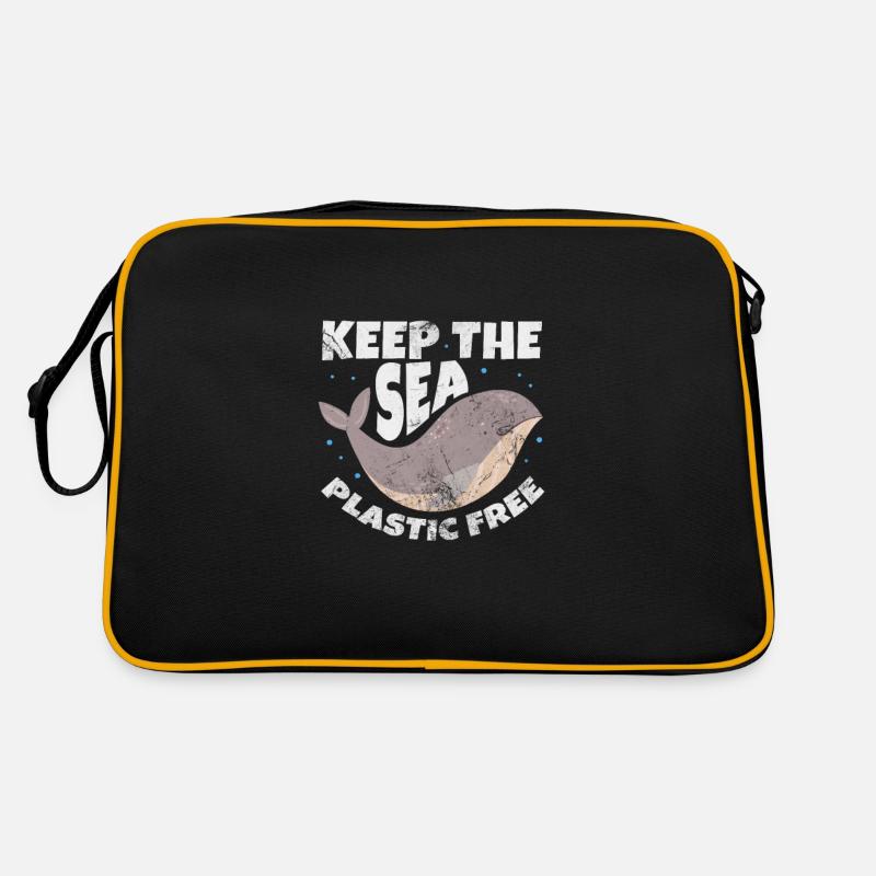 Klimawandel Umwelt Earth Erde Geschenk Retro Tasche