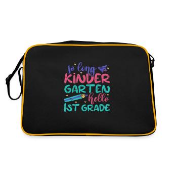 Kindergarten - Retro Bag - black/gold - Back