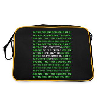 Artificial intelligence - Retro Bag - black/gold - Back