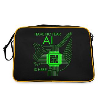 Programmeur d’intelligence artificielle - Sac Retro - noir/or - Dos