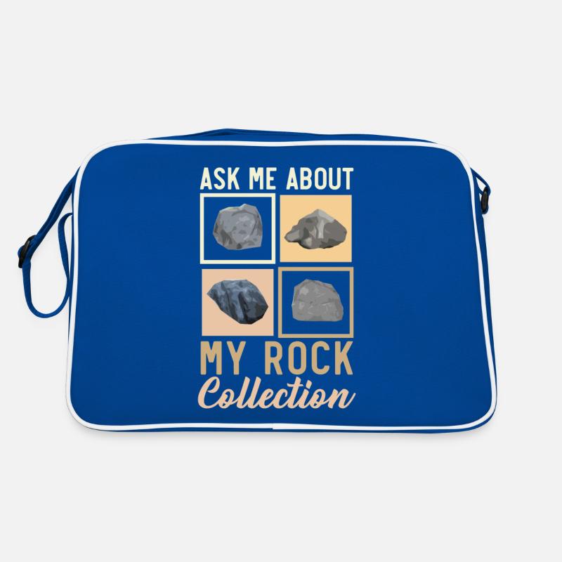 Ask me about my stone collection Steinsam Retro Bag