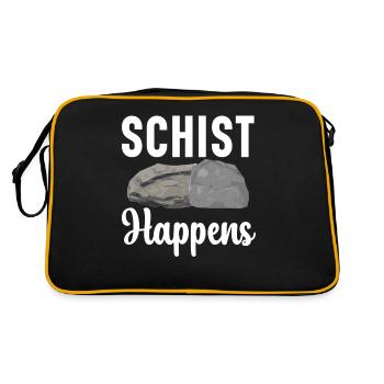 Shale Happens Geology Rockhound Stone Collecting - Sac Retro - noir/or - Dos