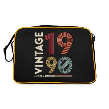 Génial depuis 1990 Rétro Vintage Anniversaire - Sac Retro - noir/or - Dos