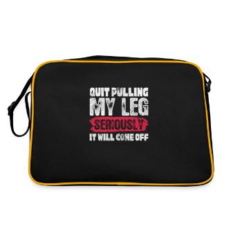 Amputation - Retro Bag - black/gold - Back