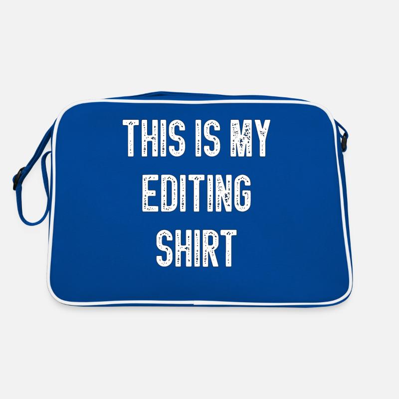This Is My Editing Shirt Video Editor Editing Retro Bag