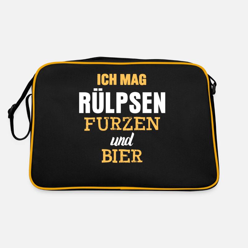 Vater Männer Bier Vatertag Ehemann Opa Retro Tasche