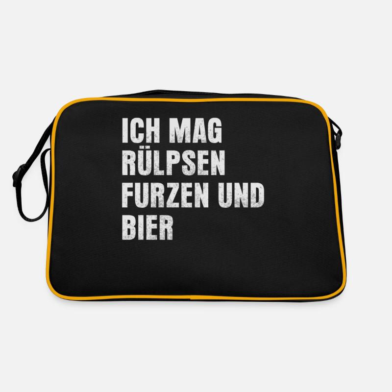 Vater Männer Vatertag Ehemann Bier Opa Retro Tasche